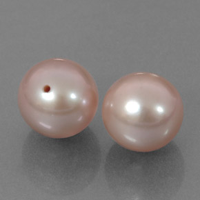 Pedras preciosas de pérola rosa natural de 6,78 ct, esfera / bola, opaco