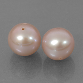 Pedras preciosas de pérola rosa natural de  ct, esfera / bola, opaco