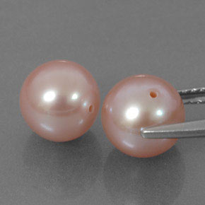 Pedras preciosas de pérola rosa natural de  ct, esfera / bola, opaco