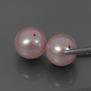 Pedras preciosas de pérola rosa natural de 6,78 ct, esfera / bola, opaco