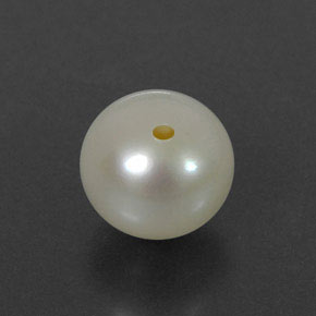 Pérola creme natural 3,81ct, esfera / bola, opaco