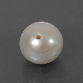 Pérola creme natural 3,60ct, esfera / bola, opaco