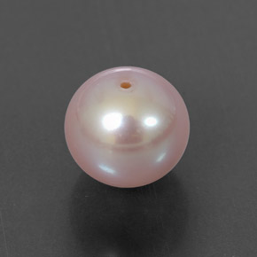Pérola rosa prateado Natural 3.53ct, Esfera / Bola, Opaco
