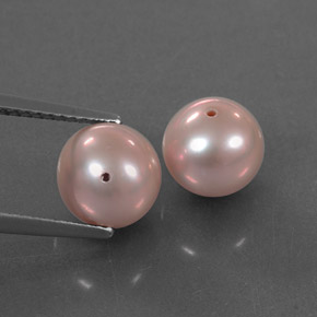 Pedras preciosas de pérola rosa natural de  ct, esfera / bola, opaco