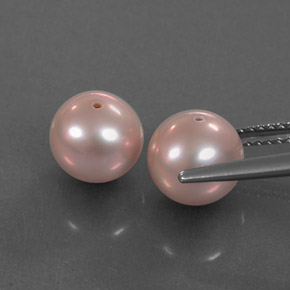 Pedras preciosas de pérola rosa natural de  ct, esfera / bola, opaco