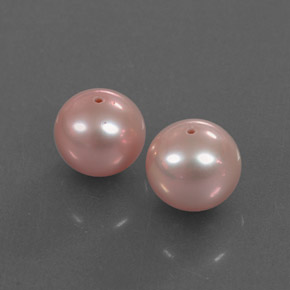 Pedras preciosas de pérola rosa natural de  ct, esfera / bola, opaco