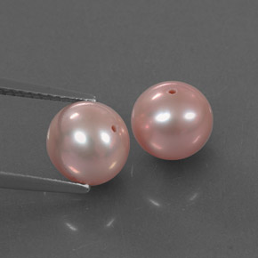 Pedras preciosas de pérola rosa natural de  ct, esfera / bola, opaco
