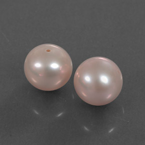 Pedras preciosas de Pérola Luz rosa natural de 6.61 ct, Esfera / Bola, Opaco