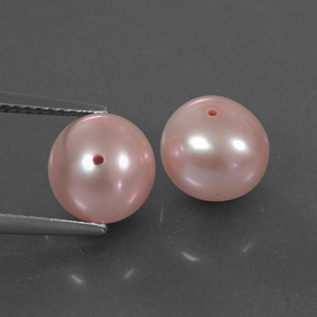 Pedras preciosas de pérola rosa natural de  ct, esfera / bola, opaco