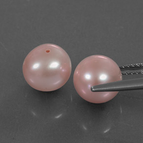 Pedras preciosas de pérola rosa natural de  ct, esfera / bola, opaco