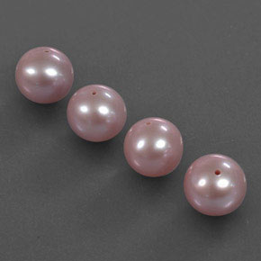 Pedras preciosas de pérola rosa natural de 12,07 ct, esfera / bola, opaco