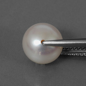 Pérola Prata Natural 3.89ct, Esfera / Bola, Opaco