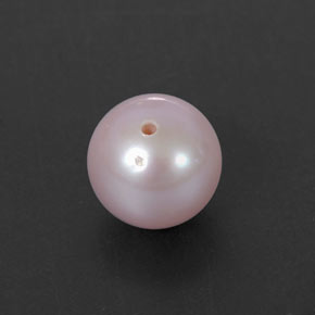 Pérola rosa prateado Natural 2.64ct, Esfera / Bola, Opaco