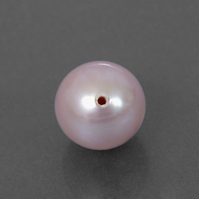 Pérola rosa natural 2,89ct, esfera / bola, opaco