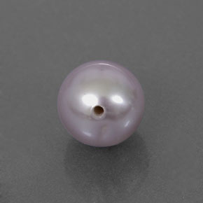 Pérola rosa natural 2,58ct, esfera / bola, opaco