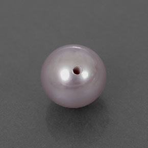 Pérola rosa natural 2,58ct, esfera / bola, opaco