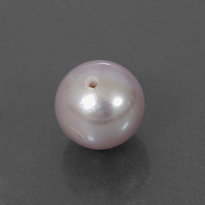 Pérola rosa natural 2,65ct, esfera / bola, opaco
