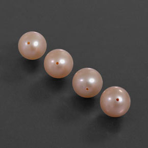 Pedras preciosas de pérola rosa natural de  ct, esfera / bola, opaco