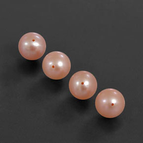 Pedras preciosas de pérola rosa natural de  ct, esfera / bola, opaco