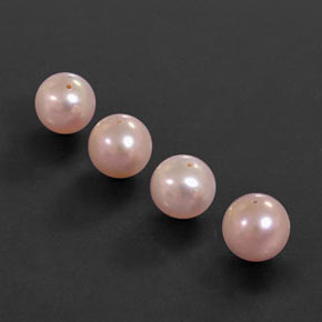 Pedras preciosas de pérola rosa natural de 12,24 ct, esfera / bola, opaco