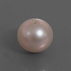Pérola prateado natural 3,16ct, esfera / bola, opaco