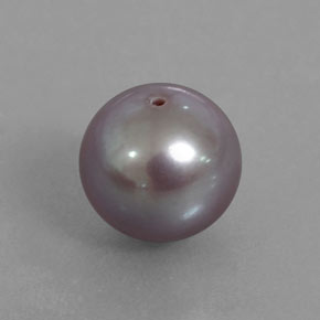 Pérola rosa natural 3,44ct, esfera / bola, opaco