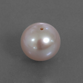 Pérola rosa natural 3,25ct, esfera / bola, opaco