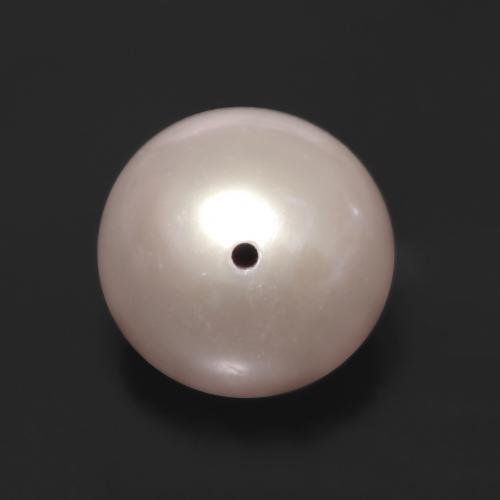 Pérola rosa natural 3,31ct, esfera / bola, opaco