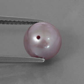 Pérola azul natural 3,24ct, esfera / bola, opaco