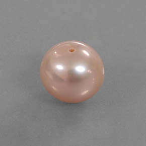 Pérola amarelo natural 3,10ct, esfera / bola, opaco