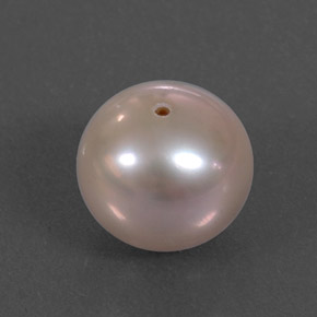 Pérola rosa natural 3,36ct, esfera / bola, opaco