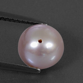 Pérola azul natural 3,57ct, esfera / bola, opaco