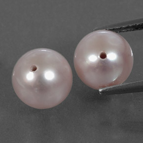 Pedras preciosas de Pérola rosa médio natural de 5.79 ct, Esfera / Bola, Opaco