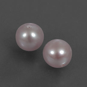 Pedras preciosas de pérola rosa natural de 5,55 ct, esfera / bola, opaco