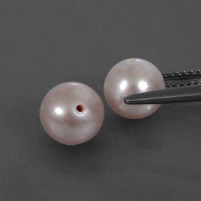 Pedras preciosas de pérola rosa natural de  ct, esfera / bola, opaco