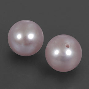 Pedras preciosas de pérola rosa natural de 5,60 ct, esfera / bola, opaco