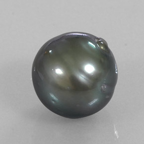 Pérola Prata escura Natural 11.70ct, Forma extravagante, Opaco