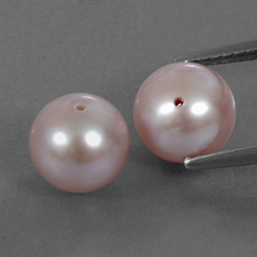 Pedras preciosas de pérola rosa natural de  ct, esfera / bola, opaco