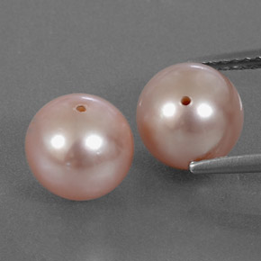 Pedras preciosas de pérola rosa natural de  ct, esfera / bola, opaco