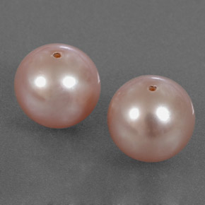 Pedras preciosas de pérola rosa natural de  ct, esfera / bola, opaco