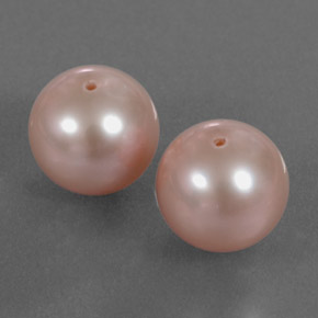 Pedras preciosas de pérola rosa natural de 6,18 ct, esfera / bola, opaco
