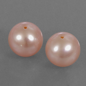 Pedras preciosas de pérola rosa natural de 6,12 ct, esfera / bola, opaco