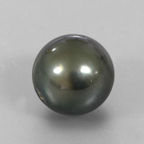 Pérola Prata Natural 15.48ct, Esfera / Bola, Opaco