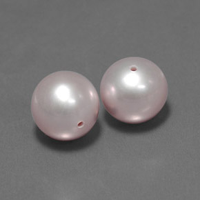 Pedras preciosas de pérola rosa natural de  ct, esfera / bola, opaco