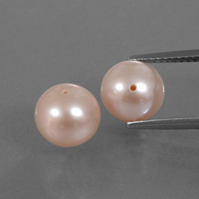 Pedras preciosas de pérola rosa natural de  ct, esfera / bola, opaco