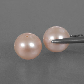 Pedras preciosas de pérola rosa natural de  ct, esfera / bola, opaco