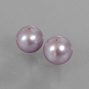 Pedras preciosas de pérola rosa natural de 6,11 ct, esfera / bola, opaco