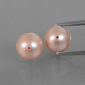 Pedras preciosas de pérola rosa natural de  ct, esfera / bola, opaco