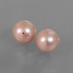 Pedras preciosas de pérola rosa natural de  ct, esfera / bola, opaco