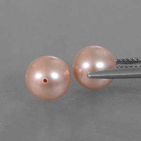 Pedras preciosas de pérola rosa natural de  ct, esfera / bola, opaco
